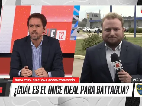 Hay sorpresas: Augusto César dijo cuál es el once ideal de Battaglia en Boca