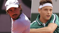 Guido Pella vs. Filip Krajinovic. (Fotos: Getty Images).