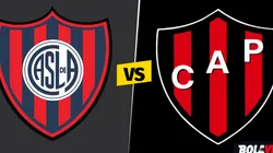 San Lorenzo vs. Patronato por la Liga Profesional.