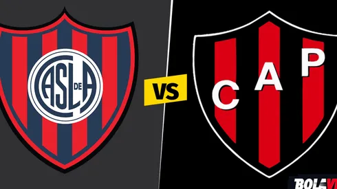 San Lorenzo vs. Patronato por la Liga Profesional.