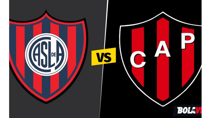 San Lorenzo vs. Patronato por la Liga Profesional.