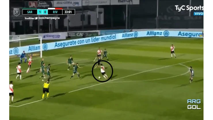El golazo de Jorge Carrascal.