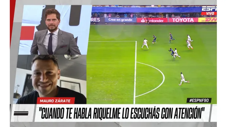 Mauro Zárate: "Cuando Miguel me puso de 9 no toqué una pelota"