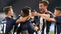 La alegría de los jugadores de Talleres.