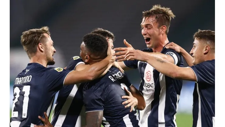 La alegría de los jugadores de Talleres.