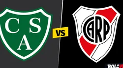 Sarmiento vs. River Plate.