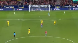 Video: en la última jugada del partido, Atlético Madrid empató con un insólito gol en contra