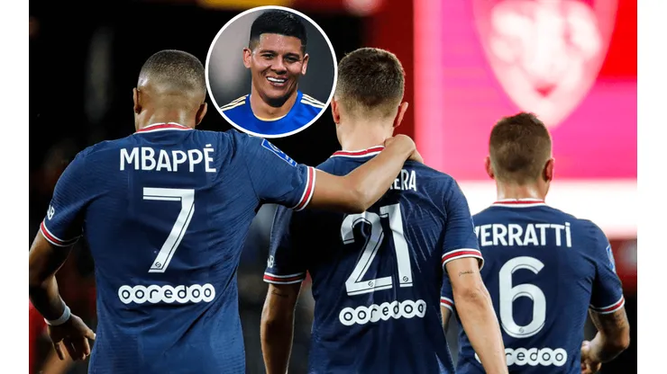 Desde París hinchan por Boca: un jugador del PSG vio el partido por Marcos Rojo