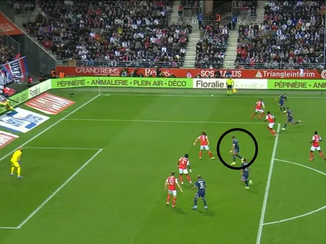 Video: Di María mandó un centro magistral y Mbappé cabeceó para el primero de PSG