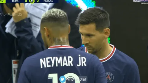 Messi entró por Neymar e hizo su debut en el PSG