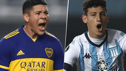 Boca Juniors vs. Racing Club por la Liga Profesional. (Fotos: Getty Images).