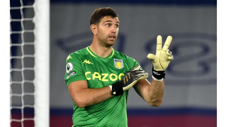 Emiliano Martínez en Aston Villa.