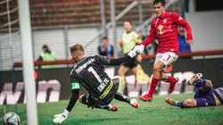 Capaldo convirtió su primer gol en Europa.
