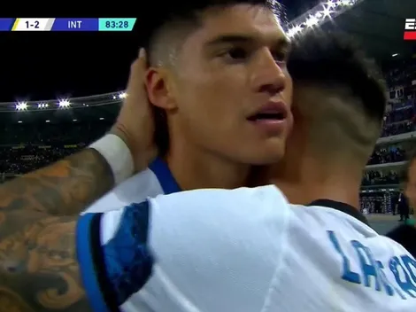 Debut soñado para Joaquín Correa en Inter: entró y dio vuelta el partido