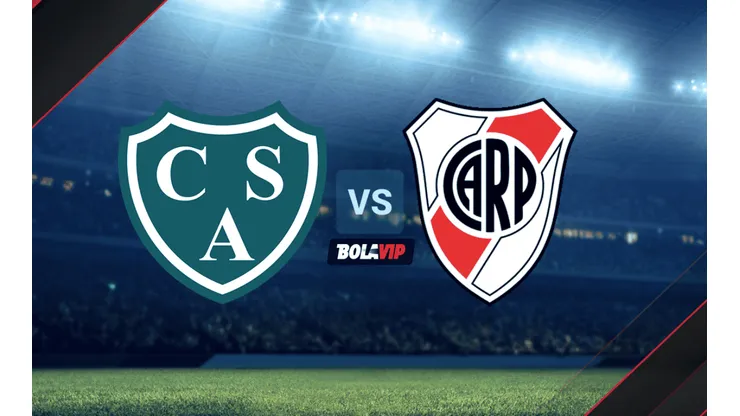 Sarmiento vs. River por la Liga Profesional.