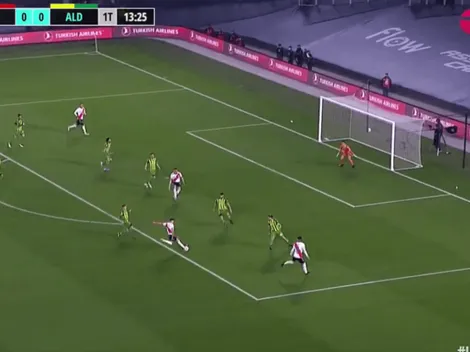 Video: Julián Álvarez metió un derechazo letal y puso el 1 a 0 de River