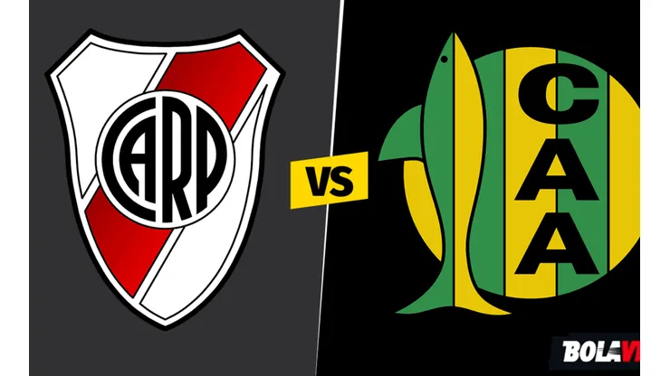 River Plate vs, Aldosivi por la Liga Profesional.
