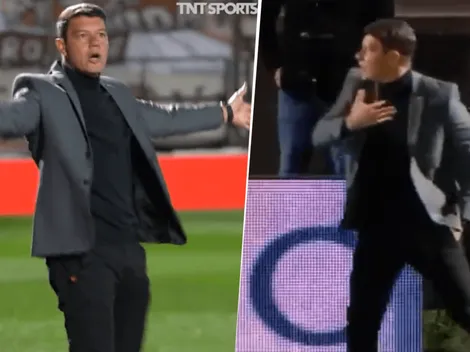 Explotó: la furia de Battaglia en el gol de Bertolo a Boca