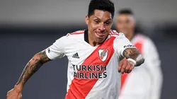 El desahogo de Enzo Pérez en su gol.