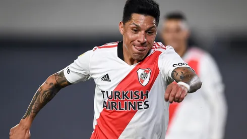 El desahogo de Enzo Pérez en su gol.