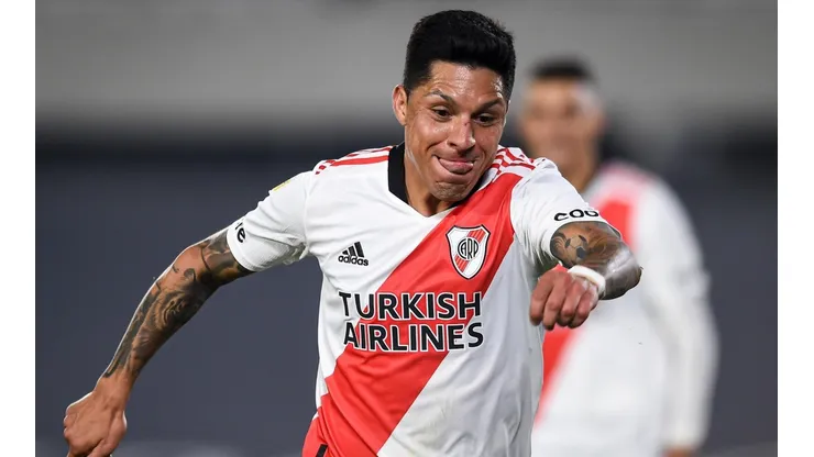 El desahogo de Enzo Pérez en su gol.