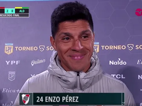 A Enzo Pérez le preguntaron por la Selección y se empezó a reír
