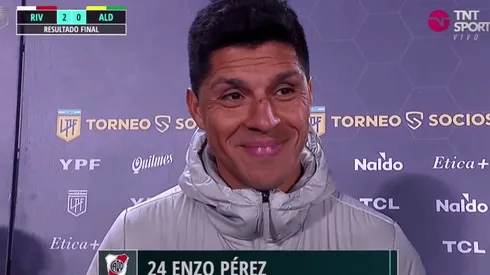 A Enzo Pérez le preguntaron por la Selección y se empezó a reír