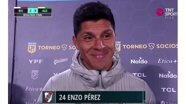 A Enzo Pérez le preguntaron por la Selección y se empezó a reír
