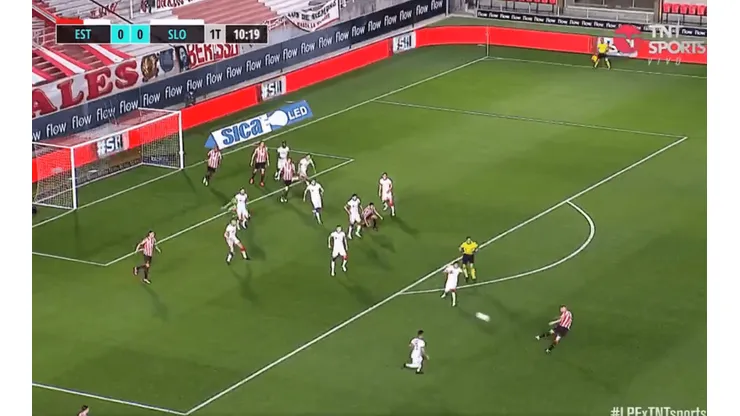 Video: golazo de Pasquini para el 1 a 0 de Estudiantes