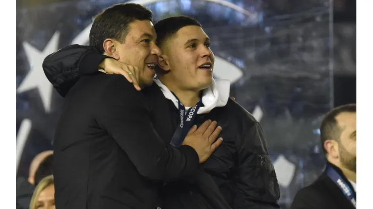 Marcelo Gallardo y Juan Fernando Quintero, River (Foto: GettyImages)