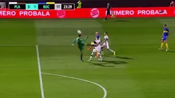 Briasco aprovechó el blooper de la defensa y metió su primer gol en Boca