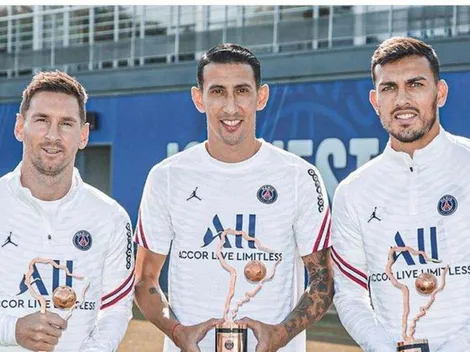 Paredes mostró el reconocimiento del PSG para los argentinos campeones de América