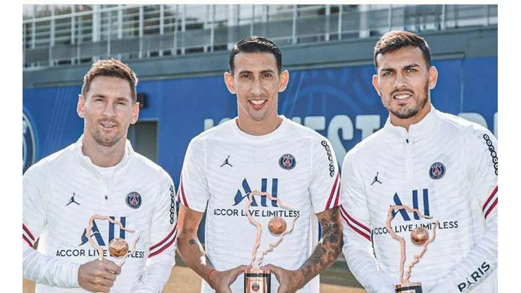 Paredes mostró el reconocimiento del PSG para los argentinos campeones de América