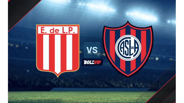 Estudiantes vs. San Lorenzo por la Liga Profesional.