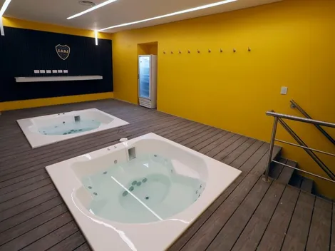 Con cuatro fotos, Boca mostró el lujoso vestuario del local en la Bombonera