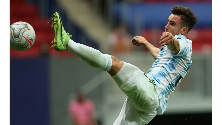 Nicolás Tagliafico en la Selección Argentina.
