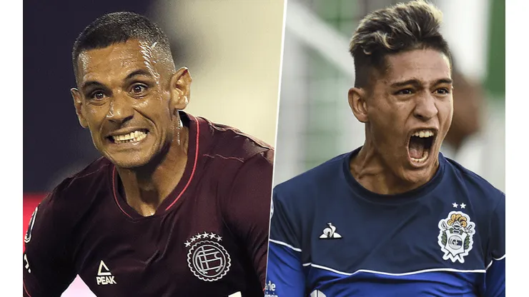 Lanús vs. Gimnasia de La Plata. (Fotos: Getty Images).