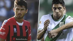 Patronato, con Leandro Marín, y Banfield, con Juan Pablo Álvarez, se enfrentarán por la Liga Profesional. (Fotos: Getty).