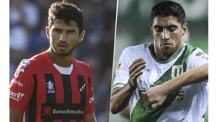Patronato, con Leandro Marín, y Banfield, con Juan Pablo Álvarez, se enfrentarán por la Liga Profesional. (Fotos: Getty).