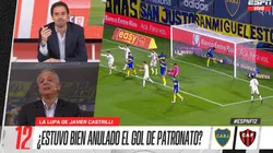 Castrilli señaló un penal que no le cobraron a Boca: "Fue escandaloso"