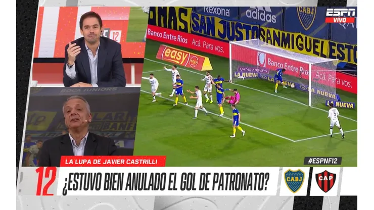 Castrilli señaló un penal que no le cobraron a Boca: "Fue escandaloso"