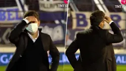 No lo podía creer: así reaccionó Gallardo al increíble gol errado de Suárez