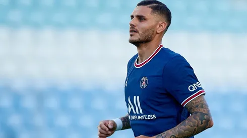 Mauro Icardi se lesionó en el duelo ante Brest.
