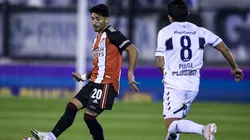 Milton Casco en el partido contra Gimnasia.