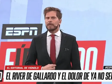 Vignolo, filoso en su editorial sobre el presente de River: "El dolor de ya no ser"