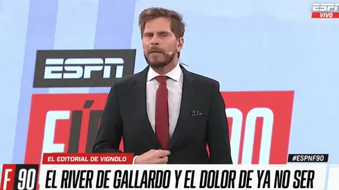 Vignolo habló sobre el River de Gallardo.