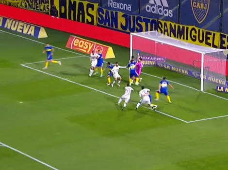 Se salvó Boca: no cobraron un gol por una falta polémica en el área xeneize