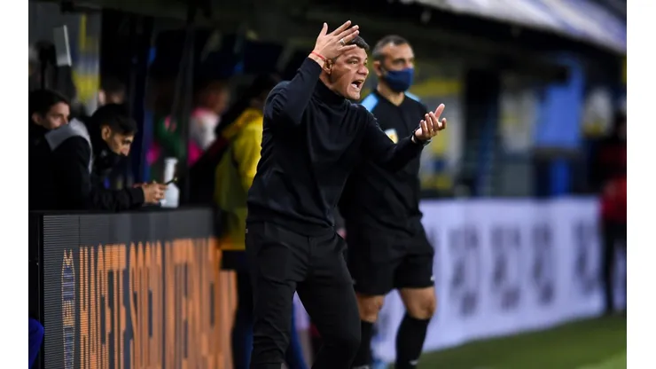 Las declaraciones de Battaglia luego de su primer partido como DT de Boca