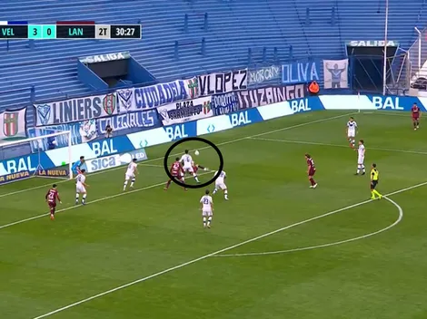 Video: Belmonte metió una tijera brutal para el gol del honor de Lanús