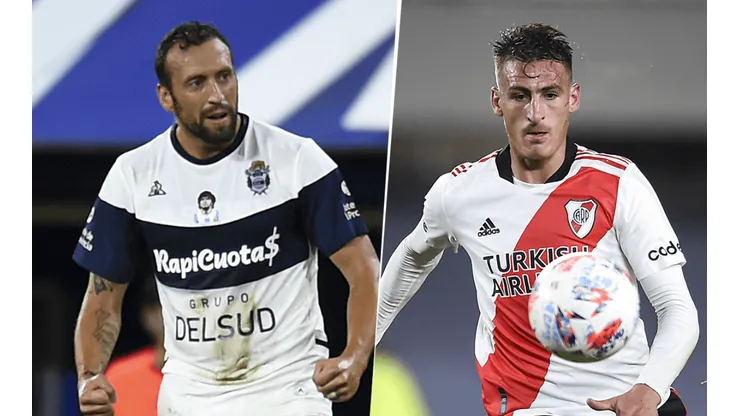 Gimnasia LP vs. River Plate por la Liga Profesional. (Fotos: Getty Images).